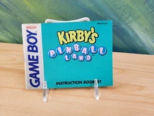 Instruction Manual Only Nintendo Game Boy Kirby's Pinball Land DMG-K9-USA