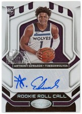 Anthony Edwards 2020-21 Panini Certified Rookie Roll Call Auto Card #RR-AED