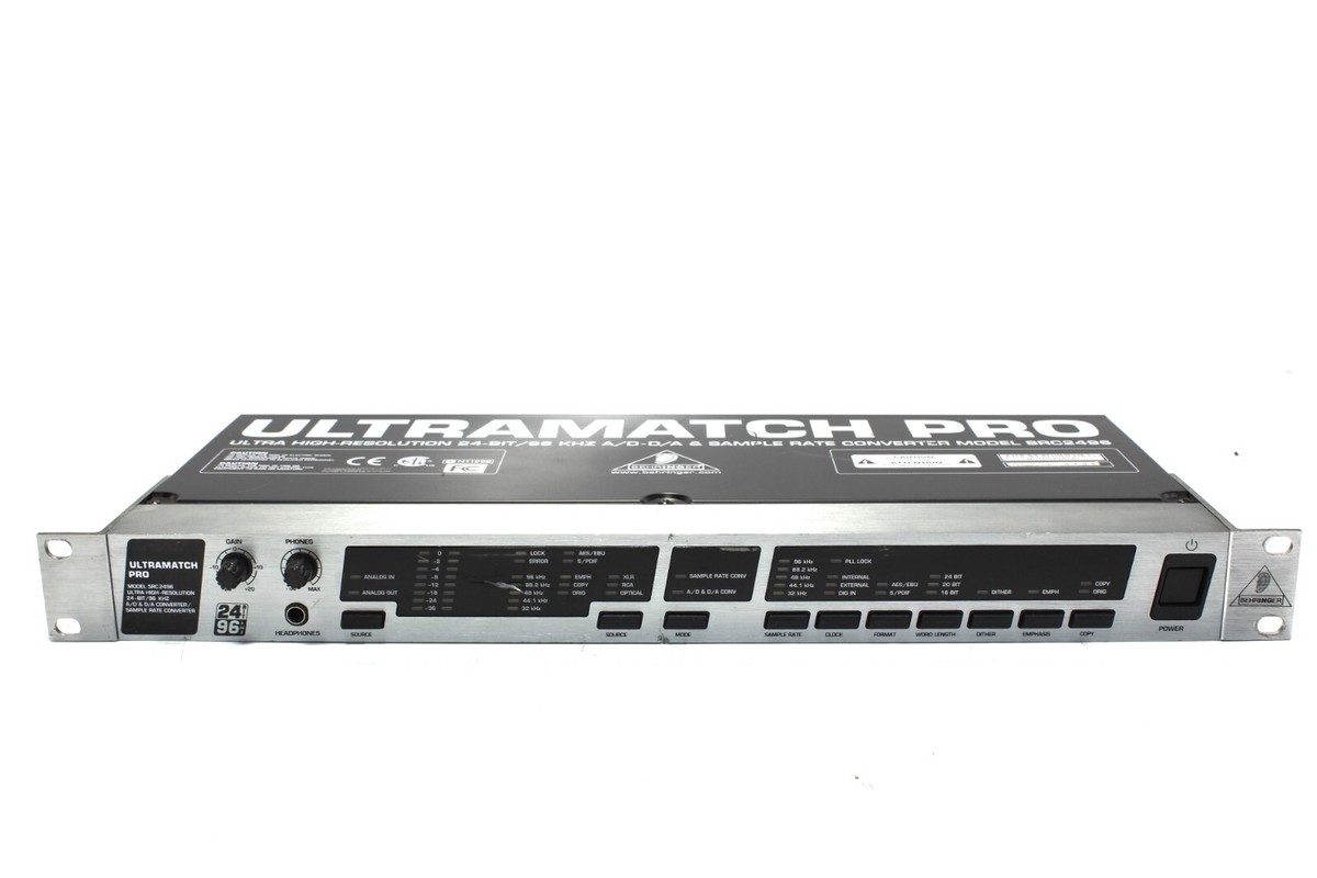 Behringer SRC2496 Ultramatch Pro High Resolution 24 Bit - 96 KHZ 