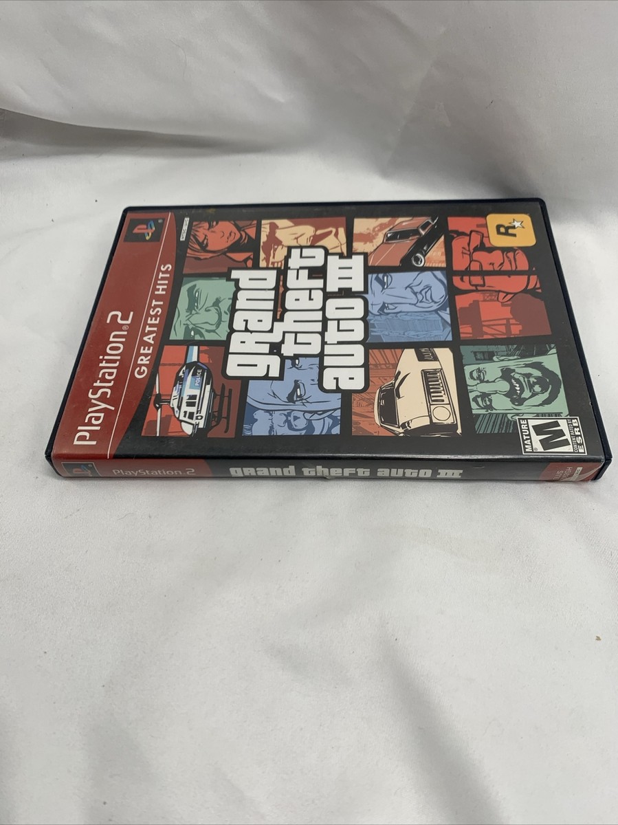 Grand Theft Auto III Greatest Hits (PlayStation, 2003) PS2 GTA 3