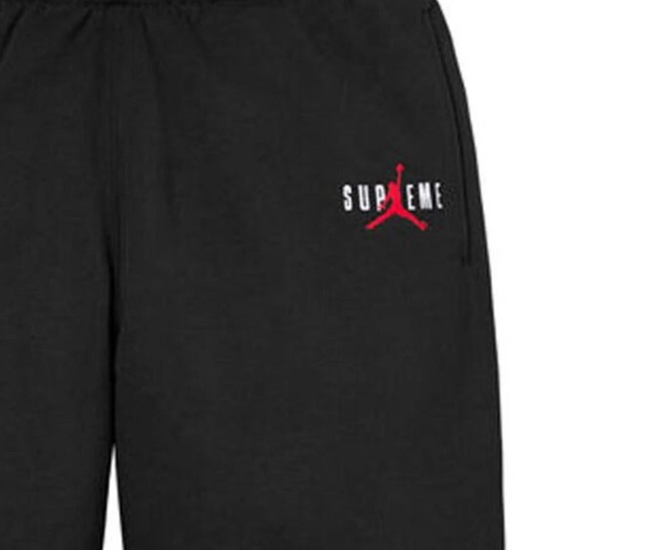 Pantalon de survêtement Nike Supreme x Jordan FW24 XXL 2XL noir neuf
