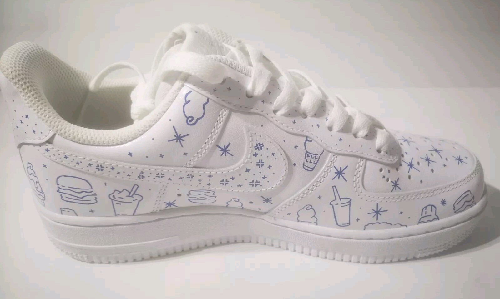 NEW NIKE AIR FORCE 1 '07 AF1 DQ CUSTOM 7 W US image 8