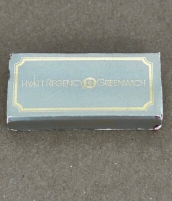 Hyatt Regency Matchbox Greenwich Connecticut CT Hotel Matchbook