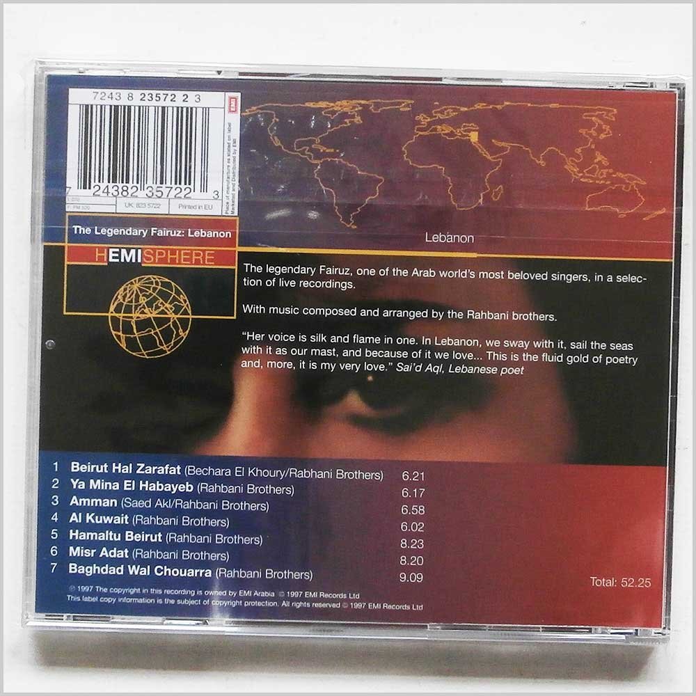 【中古】「非常に良い」［CD］The Legendary Fairuz Legendary Fairuz [Audio CD] | eBay