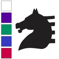 Horse Head Chess Knight, Vinyl Decal Sticker, Multiple Colors & Sizes #377