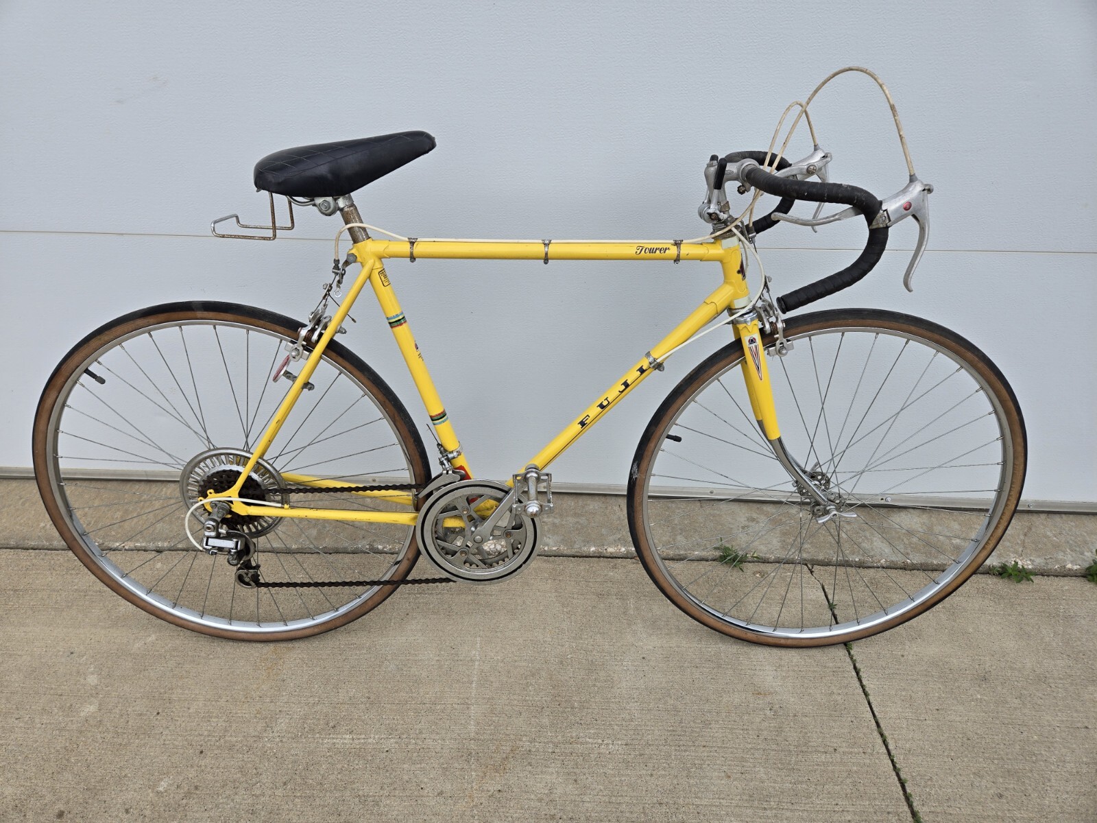 Fuji Tourer road bike 23 Inch Frame Yellow Vintage Bicycle eBay