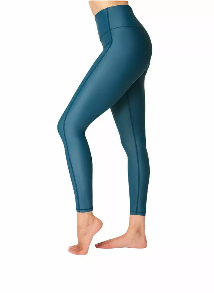 Sweaty Betty Leggings High WaistedFull Length Blue Teal Workout