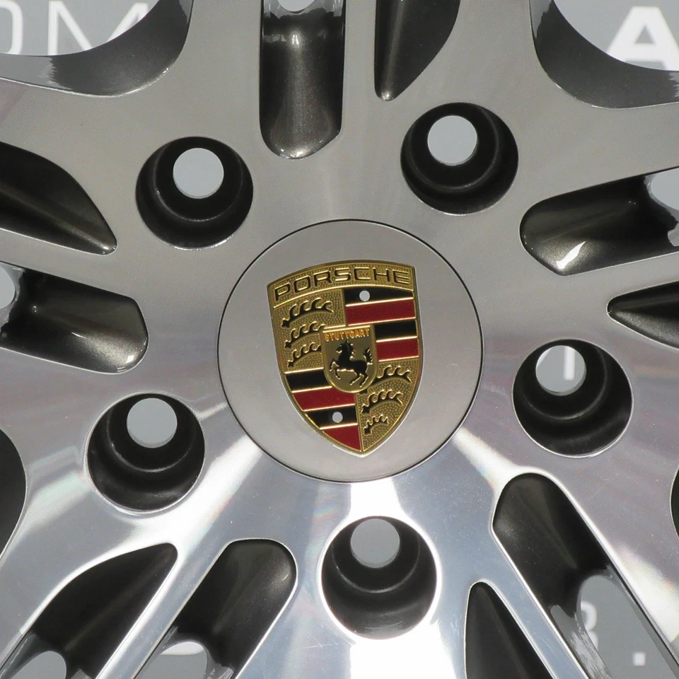 ORIGINAL PORSCHE 911 997 TURBO 2 ALUFELGE 19" ZOLL GRAU/POLIERT VORNE X1 - Bild 3 von 4