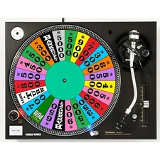 DJ Wheel Of Fortune #1 Game Show Slipmat Turntable 12" LP Record Audiophile x1