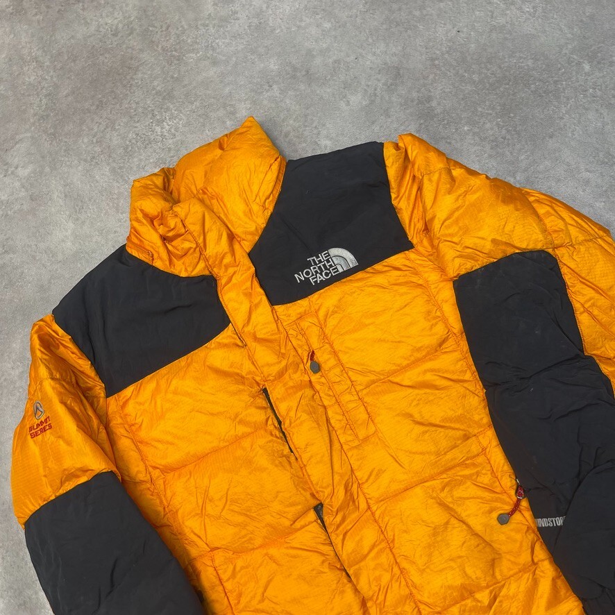 The North Face Summit Series Puffer Jacket Mens small 700 Down Ski Coat, Orange image 4