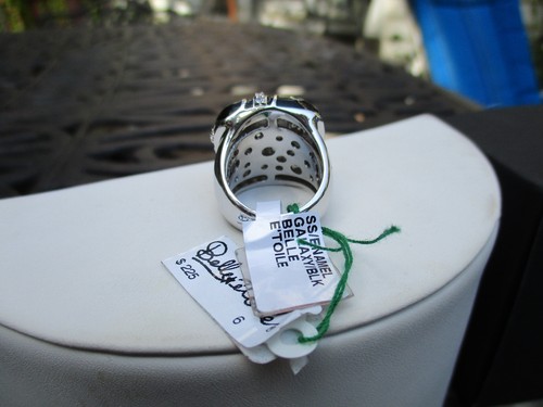 Sterling Silver Belle E'Toile Black Galaxy Ring  Size 6 - Picture 11 of 12