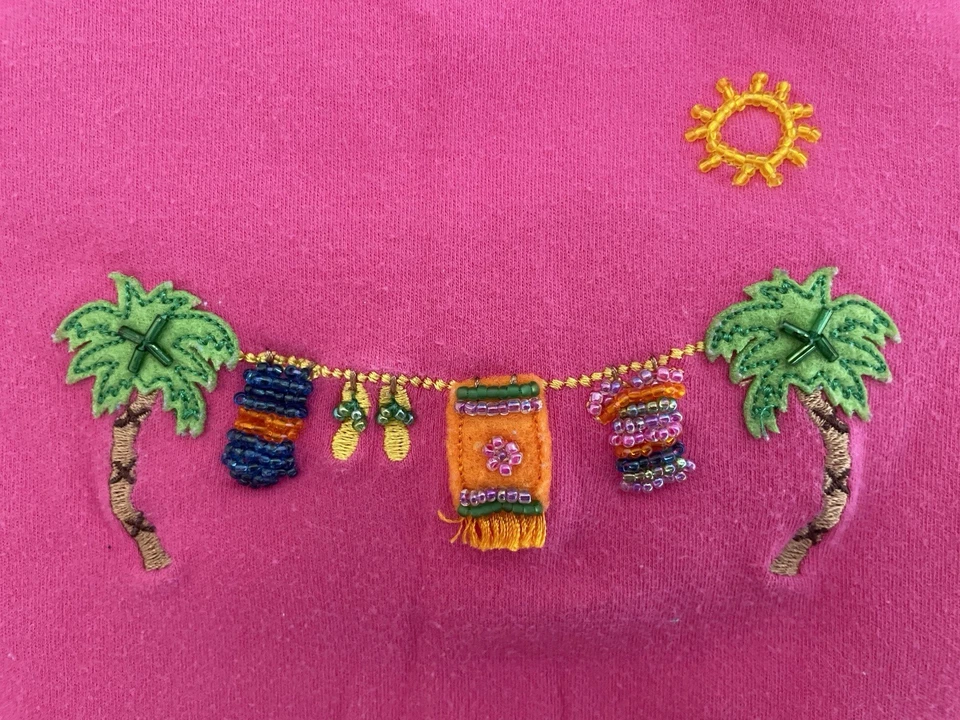 Vestido Good Lad Apparel Niña Pequeña Palmera Volantes Algodón Manga Corta Rosa 2T Foto 3 de 4