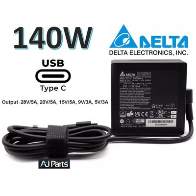 Delta Adapter für Dell Vostro 16 7000 (7620) 140 W USB-C Laptop Netzteil Ladegerät UK
