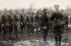 c1918 Ada Ohio Northern University WW1 MILITARY DEPT. #3 RPPC Postcard COPY