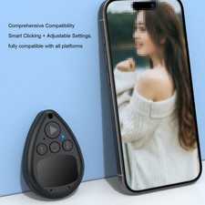 Smart Wireless Auto Clicker Portable BT Phone Screen Tapper Silent Adjustabl NEW