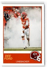 2019 Score Dee Ford #7 Kansas City Chiefs