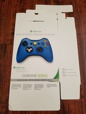 Controller Xbox 360 Edizione Speciale Blu Serie Chrome - Display Promo GameStop