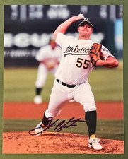 JOE BLANTON AUTOGRAPHED SIGNED 8X10 PHOTO OAKLAND A'S