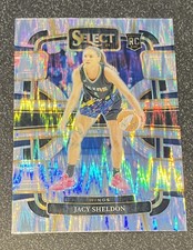 2024 Panini Select WNBA - Concourse Jacy Sheldon #60 Silver Flash Prizm (RC)