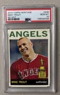 2013 TOPPS HERITAGE NO HAT #430 MIKE TROUT PSA 10 GEM 💎 MINT