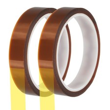 PET Heat Tape 18mm x 33m 108ft , 2 Rolls High Temp Resistant Transfer Tape