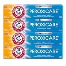 Peroxicare Toothpaste for Gum Health, Baking Soda Toothpaste for Adults, Fluorid
