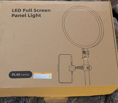wwilies PL40 Series LED Full Screen Panel Light Kit Ring Light Full Screen Panel