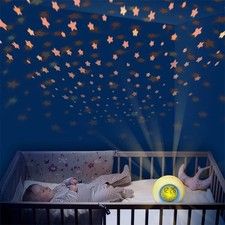Kids Alarm Clock Boys,Moon Stars Projector Alarm Clock,7 Color Changing Night...