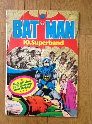 BATMAN Superband 10 / Ehapa DC 1979, ADAMS, 1st Ra's al Ghul, Z 2 mit Sammelecke