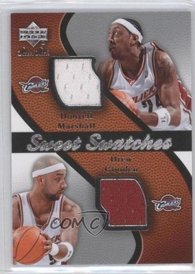 2007 Upper Deck Sweet Shot Swatches Memorabilia Drew Gooden Donyell Marshall 0m7