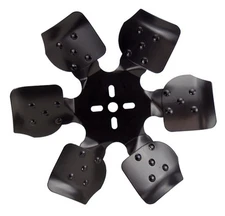 Derale Engine Cooling Fan 17313; Rigid Race 13 in. 6 Blade Mechanical Black