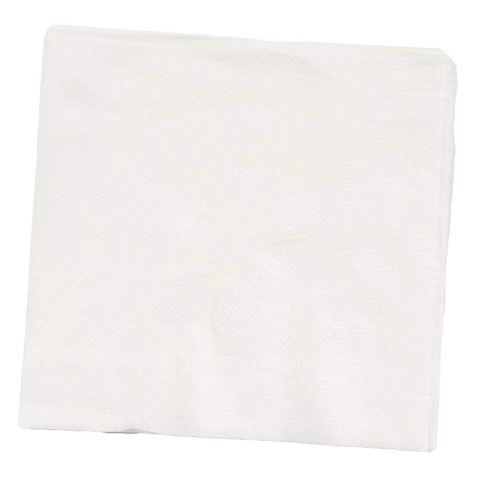 Servilletas blancas para cócteles de bebidas de 1 capa - Paquete de 500 quilates Foto 3 de 4