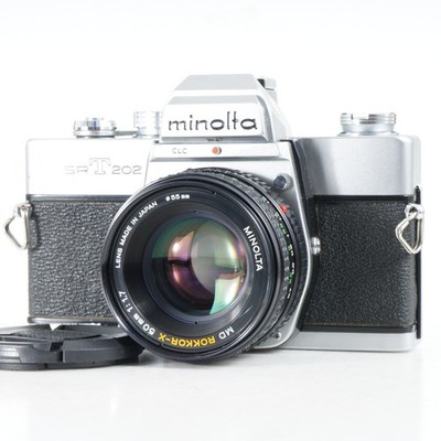 :[EX+++] Minolta SRT202 35mm Film SLR Camera w/ MD 50mm f/1.7 Lens (4888)
