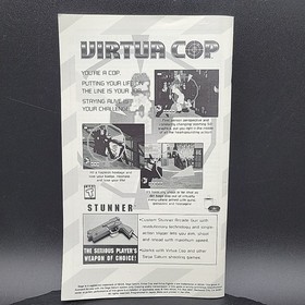 Instruction Manual for SEGA Saturn Virtua Fighter 2 - Booklet ONLY NO GAME