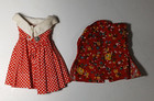 2 Pc Lot Vintage 1950' 10 1/2" Little Miss Revlon Doll Red Clone Dress Tag Shirt — photo 4