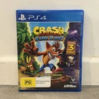 Crash Bandicoot N-Sane Insane Trilogy Sony Playstation 4 PS4 Video Game PAL AUS