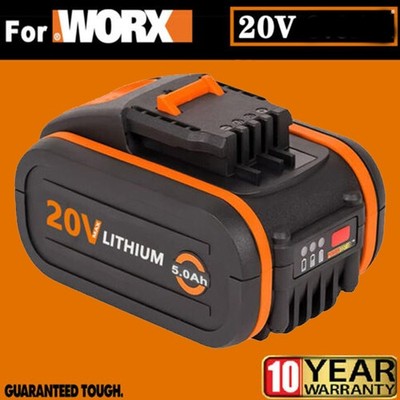 5000mAh 20V MAX 5,0Ah Akku Für Worx Ersatzakku WA3553 WA3556 WA3551 NEU