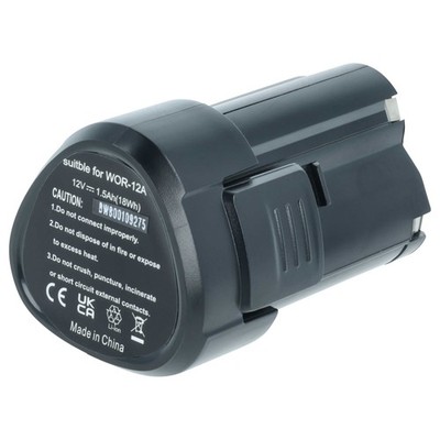 Akku für Worx WX125.7 WX125.M WX125.5 WX125.6 WX125.3 D-Lite WX125.4 1,5Ah 12V