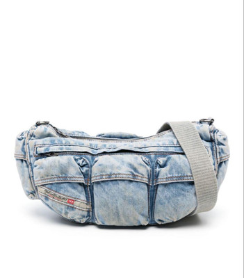 DIESEL バッグ Re-Edition Travel 3000 Travel 3000 Shoulder Bag X - Multipocket slouchy bag in Denim | Diesel