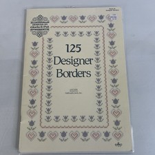 Designs by Gloria  Pat 125 Designer Borders Cross Stitch Booklet