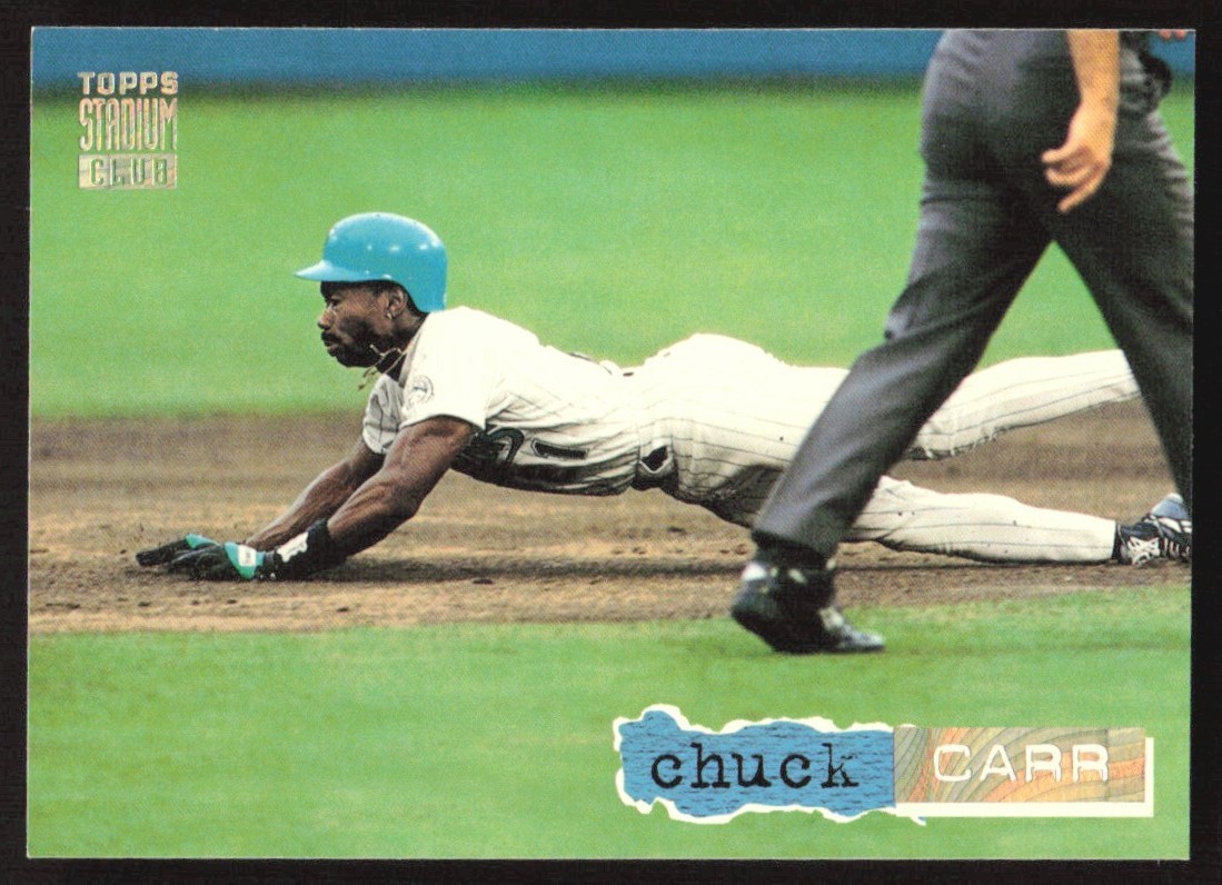 1994 Stadium Club Golden Rainbow Chuck Carr #29 Florida Marlins