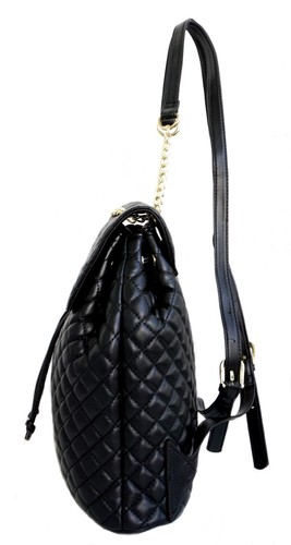 Guess Damen Rucksack Tasche Dada Quilted Backpack Schwarz gesteppt Neu - Bild 4 von 12