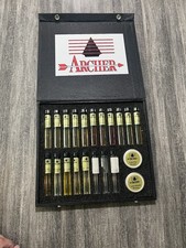 Archer Oil Sample Salesman Kit Lubricant Bott...