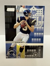 DREW BREES 2001 Topps Stadium Club - Stepping Up #SU7 Rookie Card (RC). rookie card picture