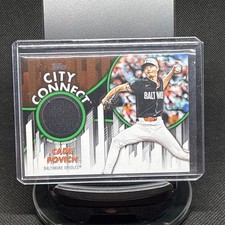 Topps 2026 Series 1 City Connect Relic Cade Povich Baltimore Orioles /99 #CC-CP
