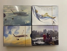 4 x Decks of Rare Singapore Airlines Playing Cards -  Sealed