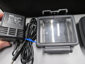 Sega Game Gear Console Black w/ Bag & 7 Games Sonic 2, Sports Illustrated BB&FB