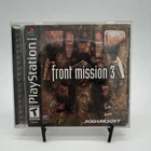 Squaresoft Front Mission 3 Sony PlayStation 1 w/ Case, Manual & Disc