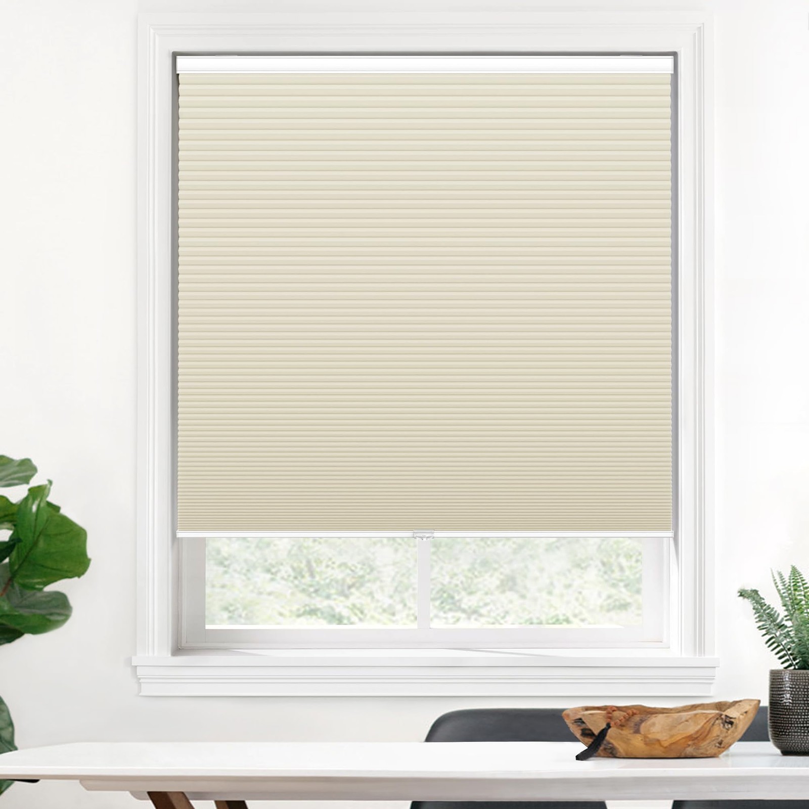, Blackout Honeycomb Shades With 1.5 Inch Cells, Room...