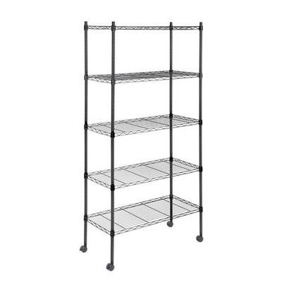Heavy Duty 5-Tier Shelving Units Adjustable Wire Shelf W/ 800 lbs Capacity W/